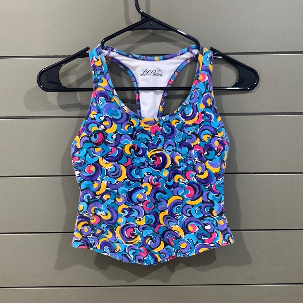 Vintage 90’s L.L. Bean Racer Back Work Out Tank. XS